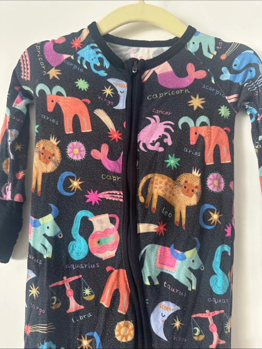 Little Sleepies Black Zodiac Pajamas